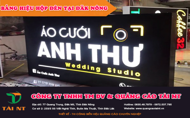 Bảng hiệu hộp đèn tại Đăk Nông