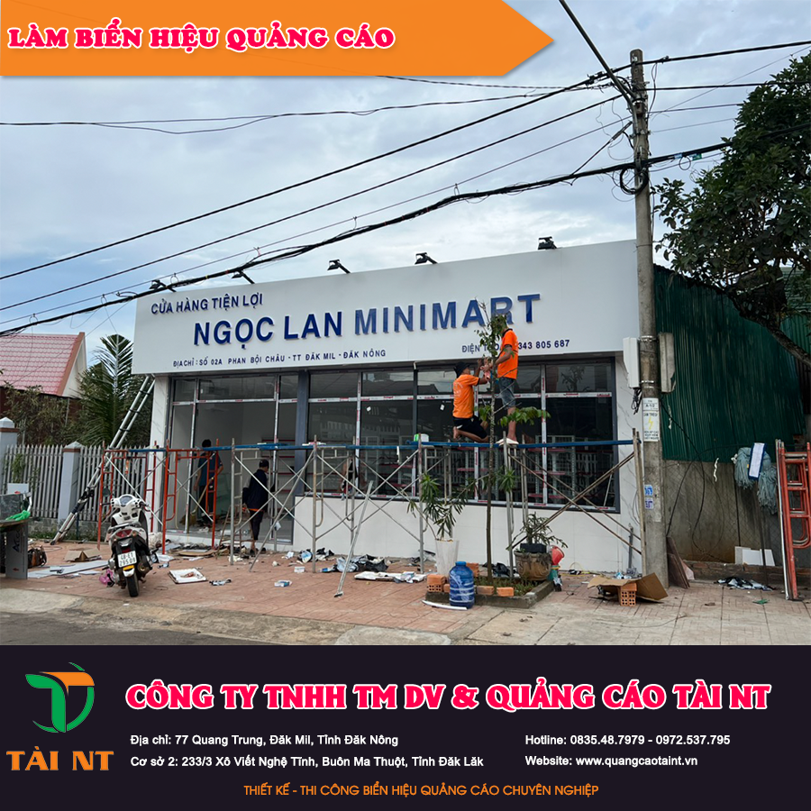 Làm biển hiệu quảng cáo